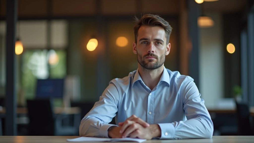 Osoba v kanceláři se soustředí na poslouchání kolegou, obě osoby sedí tváří v tvář